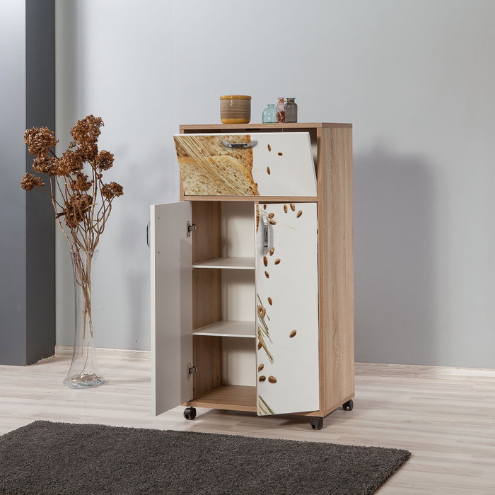 Hanah Home Kiler - 736 Armario Multiusos Roble Sonoma